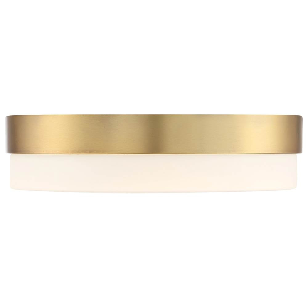Access Lighting 20827LEDD-ABB/OPL Antique Brushed Brass Led Flush Mount Image 4