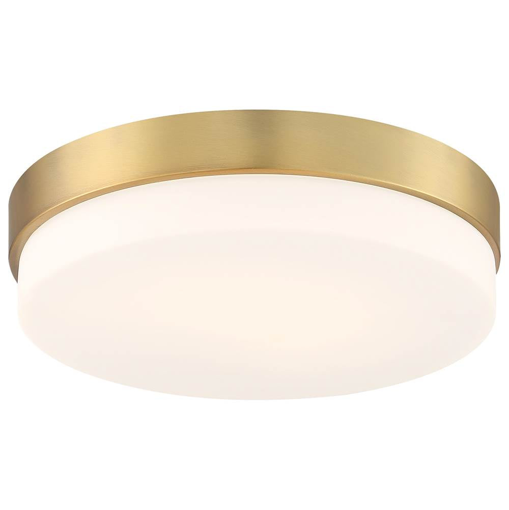 Access Lighting 20827LEDD-ABB/OPL Antique Brushed Brass Led Flush Mount Image 3