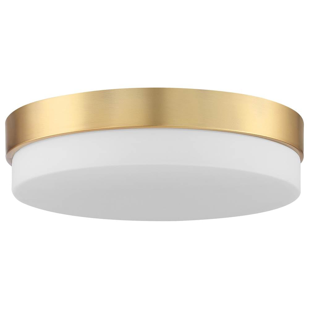 Access Lighting 20827LEDD-ABB/OPL Antique Brushed Brass Led Flush Mount Image 2