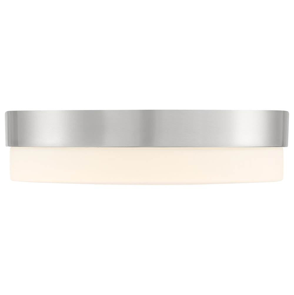 Access Lighting 20827LEDD-BS/OPL Brushed Steel Led Flush Mount Image 4
