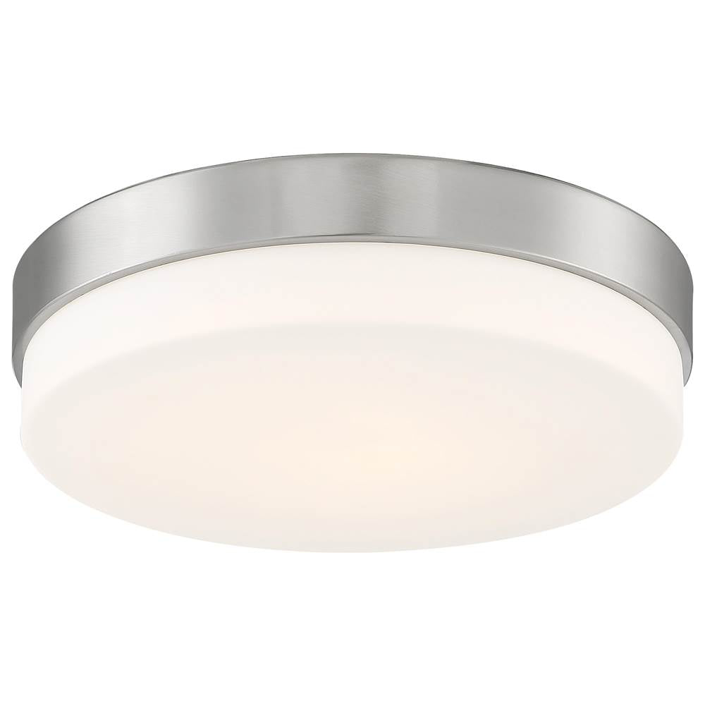 Access Lighting 20827LEDD-BS/OPL Brushed Steel Led Flush Mount Image 3