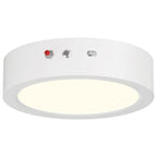 Access Lighting 20881LEDCSEM-WH/ACR White 3cct Emergency Backup Led Flush Mount Image 1