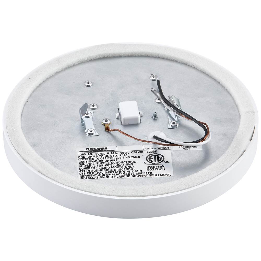 Access Lighting 20981LEDDCS-WH/ACR White 5cct Led Flush Mount Image 3