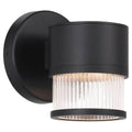 Access Lighting 23030LEDDMG-BL/CRB Black Outdoor Led Wall Mount Image 1