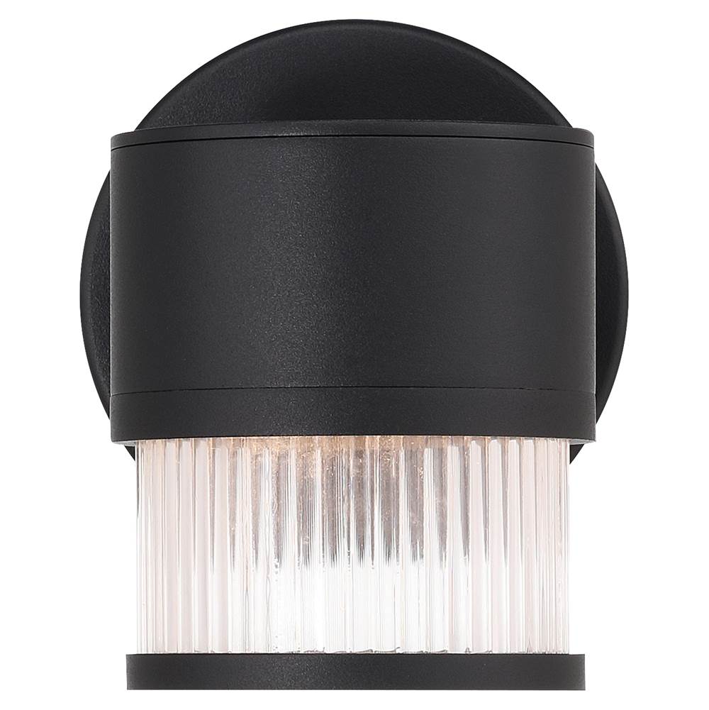 Access Lighting 23030LEDDMG-BL/CRB Black Outdoor Led Wall Mount Image 7