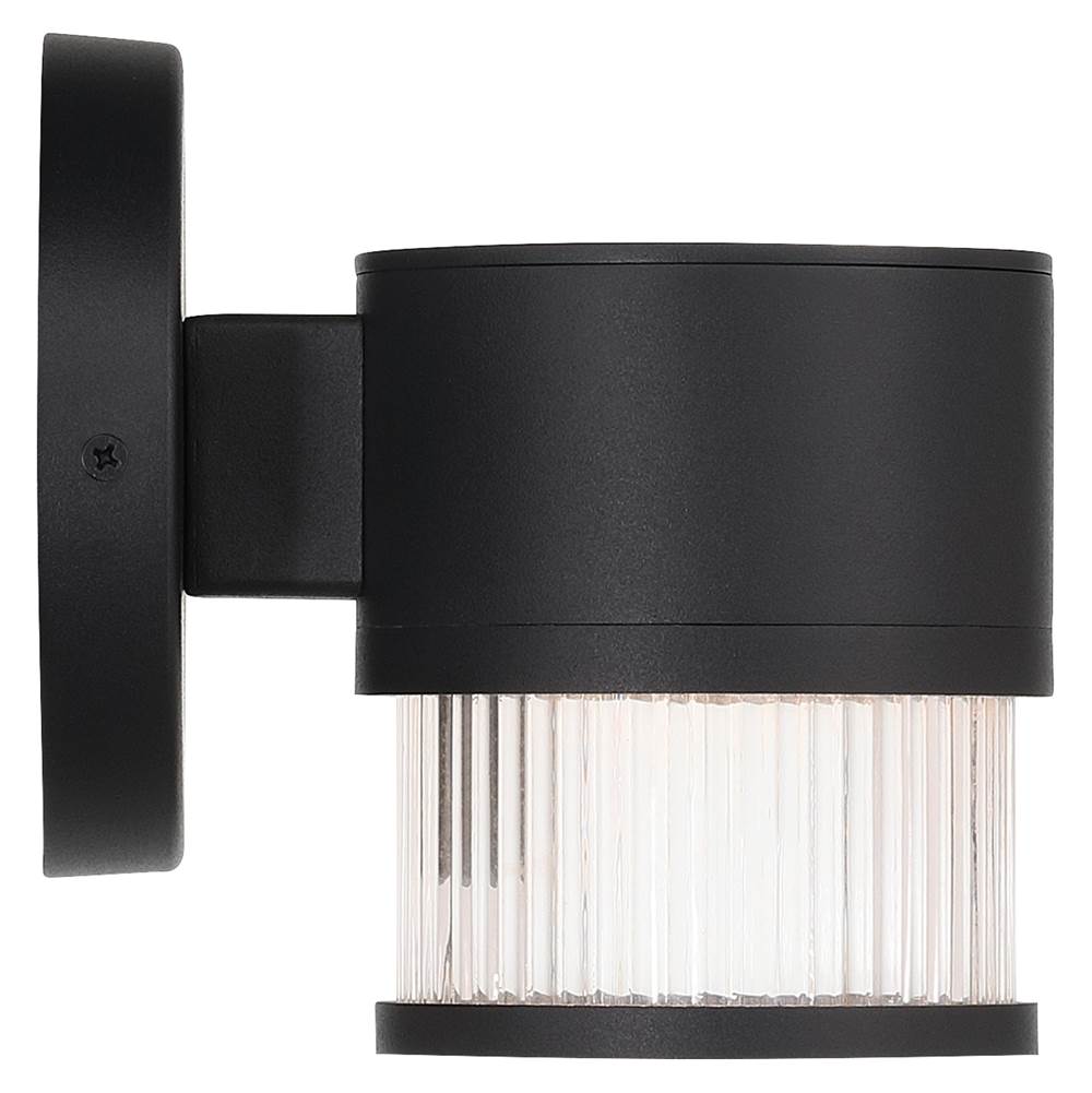 Access Lighting 23030LEDDMG-BL/CRB Black Outdoor Led Wall Mount Image 5