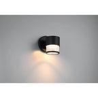 Access Lighting 23030LEDDMG-BL/CRB Black Outdoor Led Wall Mount Image 3