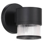 Access Lighting Ari Clear Ribbed Outdoor Led Wall Mount