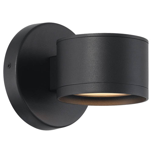 Access Lighting 23030LEDDMG-BL/FST Black Outdoor Led Wall Mount Image 1