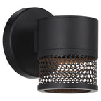 Access Lighting 23030LEDDMG-BL/GRD Black Outdoor Led Wall Mount Image 1