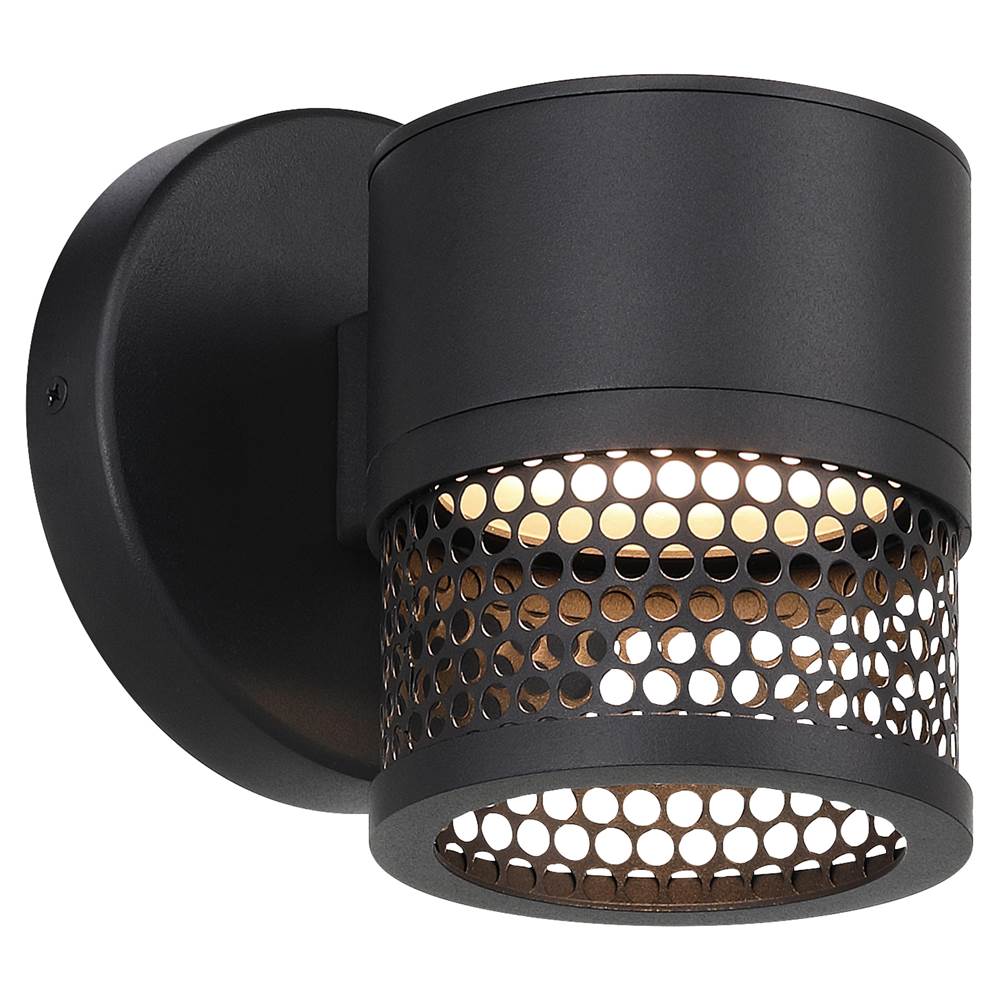 Access Lighting 23030LEDDMG-BL/GRD Black Outdoor Led Wall Mount Image 5