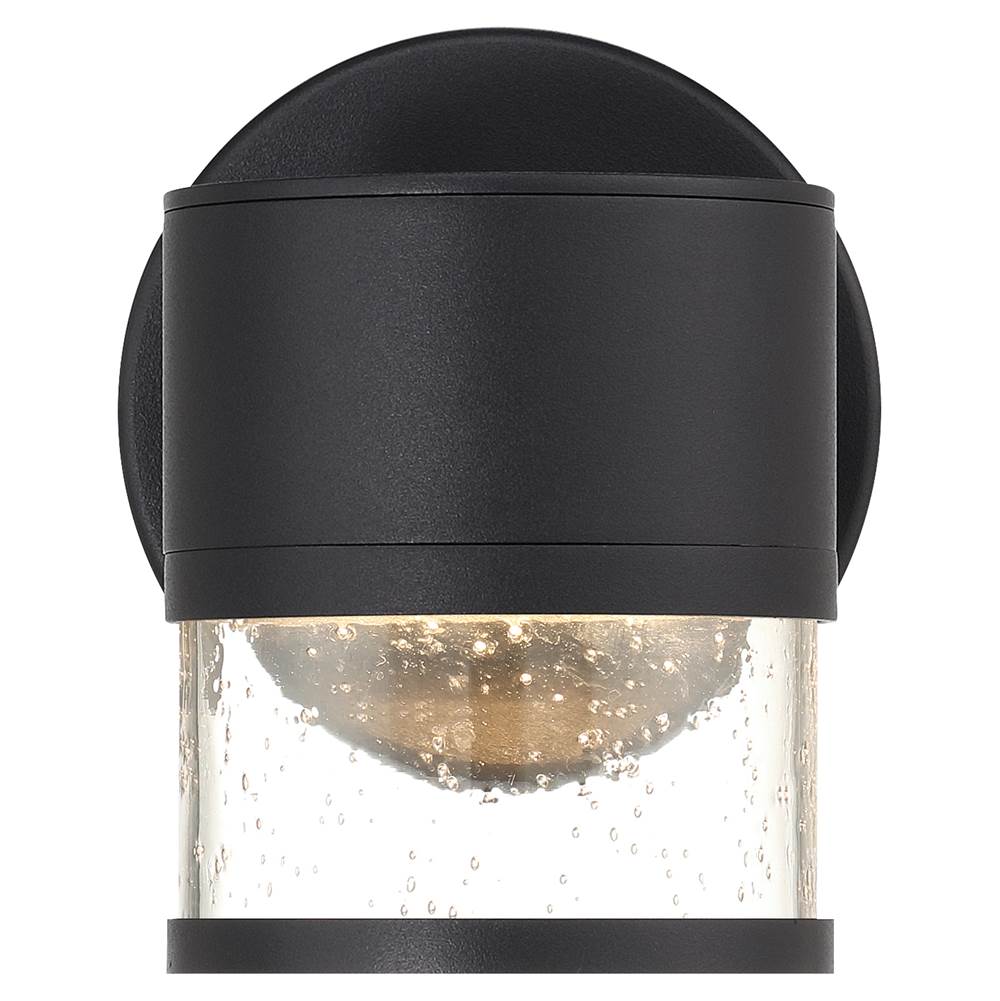 Access Lighting 23030LEDDMG-BL/SDG Black Outdoor Led Wall Mount Image 4
