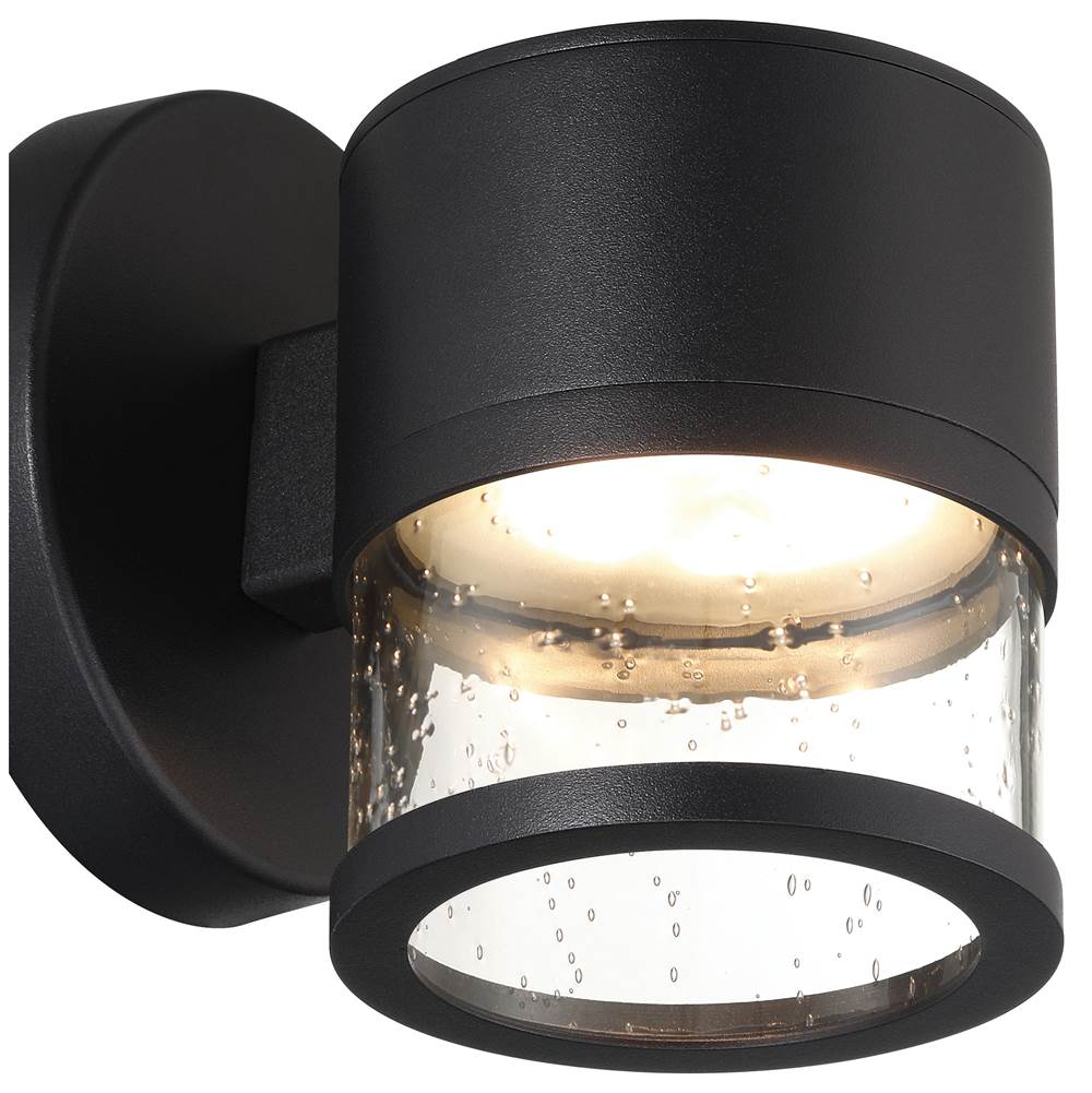 Access Lighting 23030LEDDMG-BL/SDG Black Outdoor Led Wall Mount Image 3