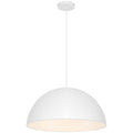 Access Lighting 23768-MWH Matte White 1 Light Pendant Image 1