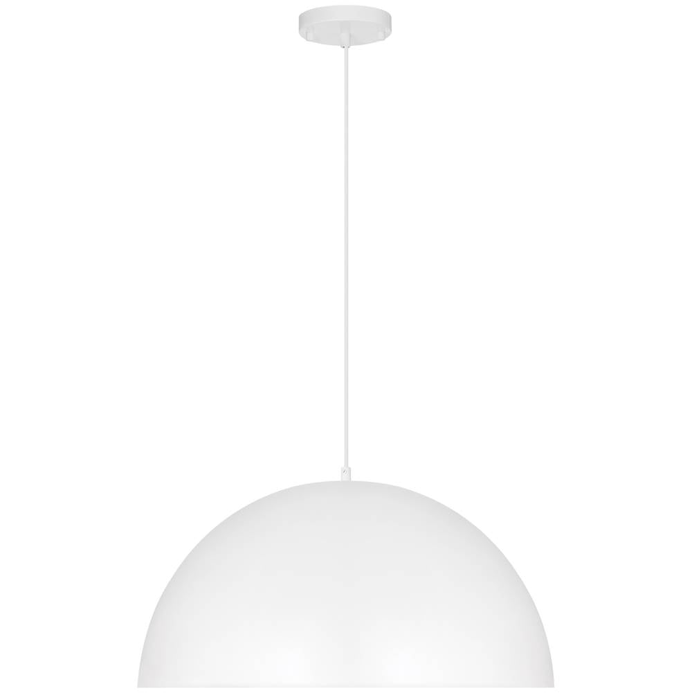 Access Lighting 23768-MWH Matte White 1 Light Pendant Image 6