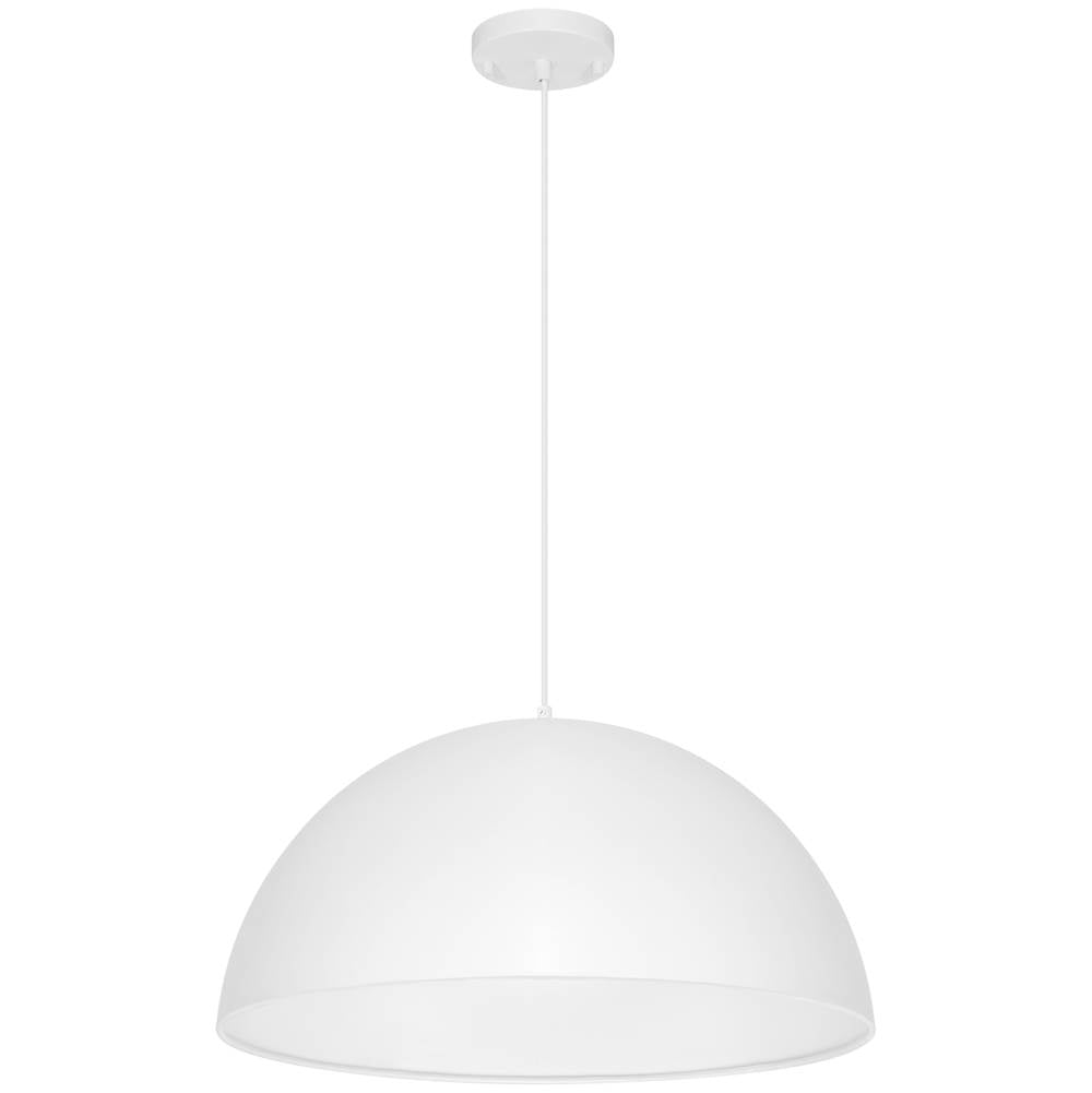 Access Lighting 23768-MWH Matte White 1 Light Pendant Image 2