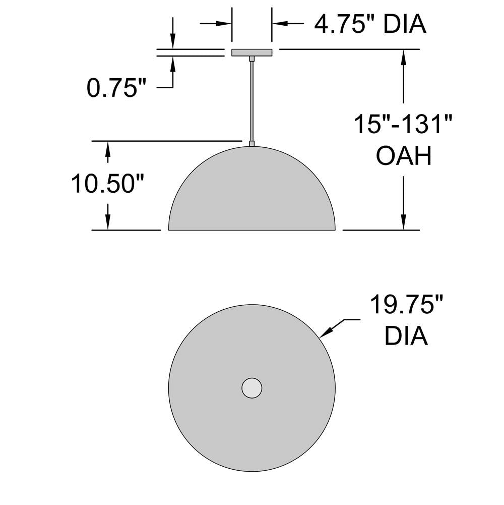 Access Lighting 23768-MWH Matte White 1 Light Pendant Image 3