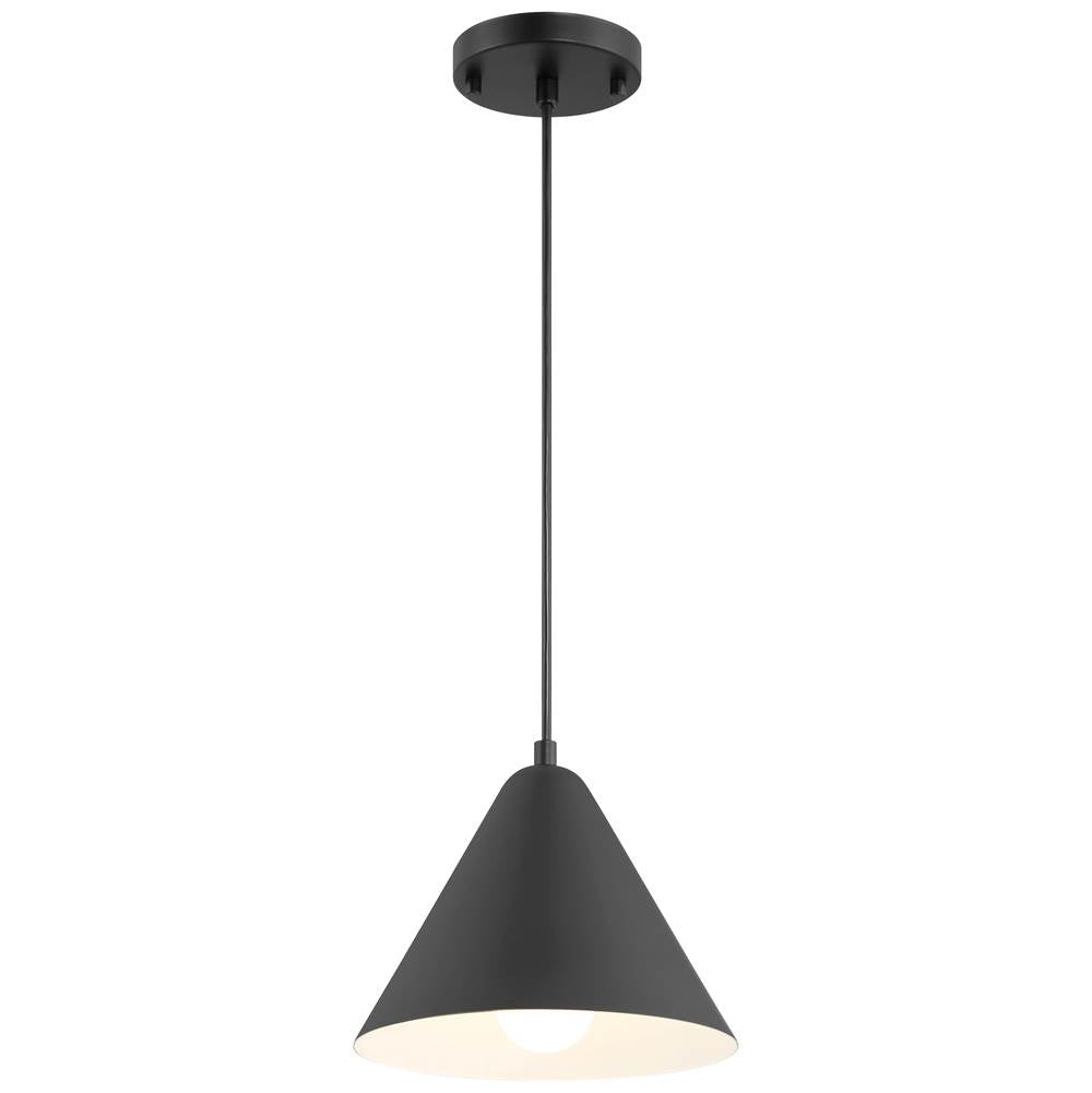 Access Lighting 23780LEDDLP-MBL Matte Black Ford Led Pendant Image 1