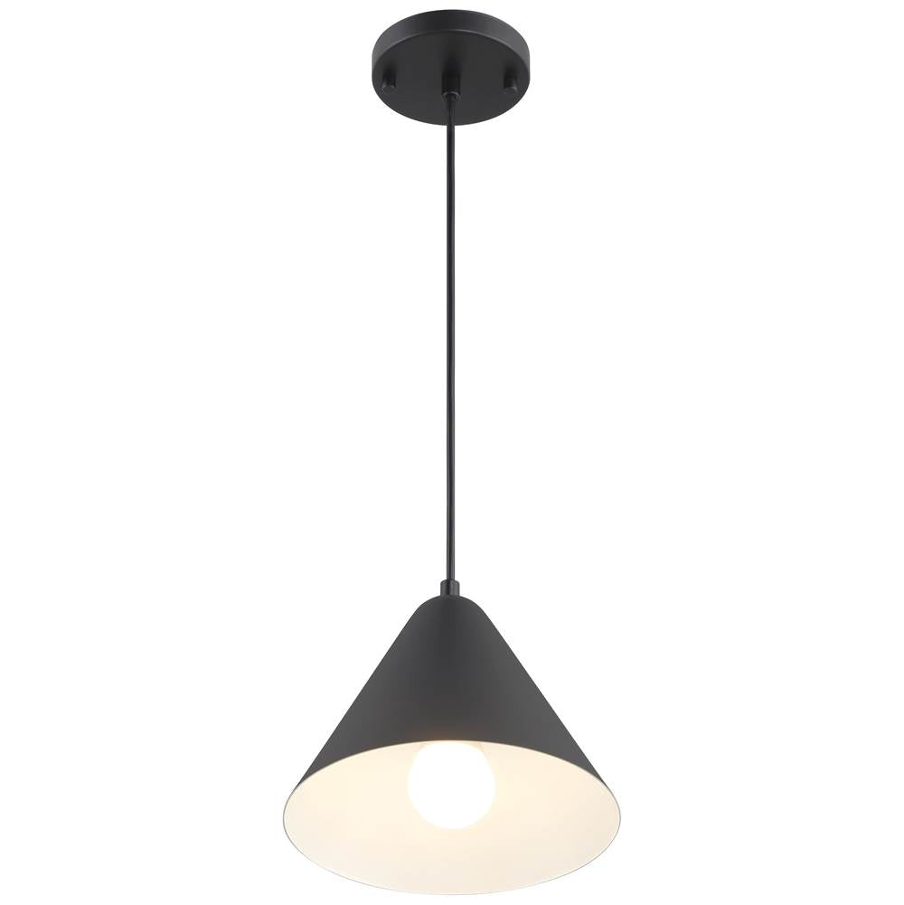 Access Lighting 23780LEDDLP-MBL Matte Black Ford Led Pendant Image 4