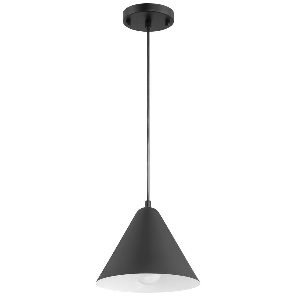 Access Lighting 23780LEDDLP-MBL Matte Black Ford Led Pendant Image 2