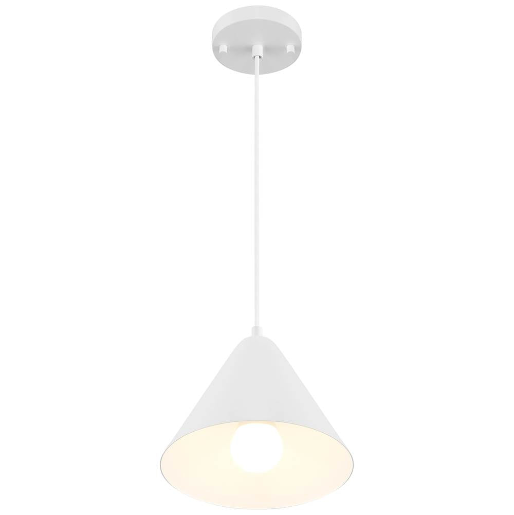 Access Lighting 23780LEDDLP-MWH Matte White Ford Led Pendant Image 4