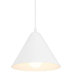 Access Lighting 23780LEDDLP-MWH Matte White Ford Led Pendant Image 3