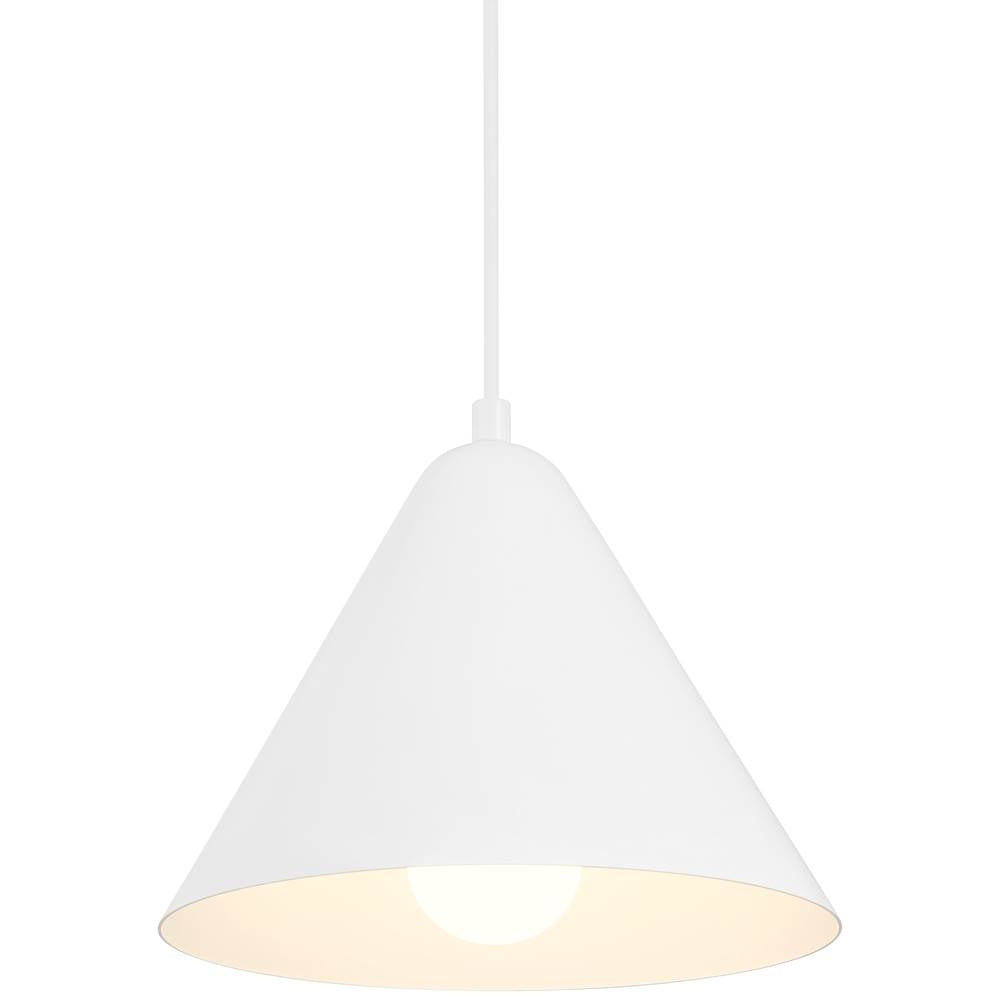 Access Lighting 23780LEDDLP-MWH Matte White Ford Led Pendant Image 3