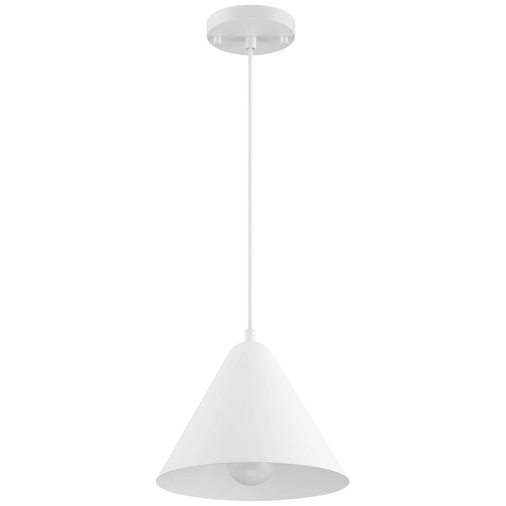 Access Lighting 23780LEDDLP-MWH Matte White Ford Led Pendant Image 2