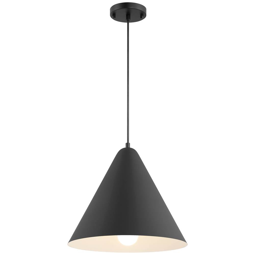 Access Lighting 23781LEDDLP-MBL Matte Black Ford Led Pendant Image 1
