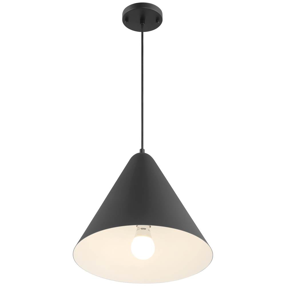 Access Lighting 23781LEDDLP-MBL Matte Black Ford Led Pendant Image 4