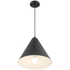 Access Lighting 23781LEDDLP-MBL Matte Black Ford Led Pendant Image 4