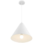 Access Lighting 23781LEDDLP-MWH Matte White Ford Led Pendant Image 4