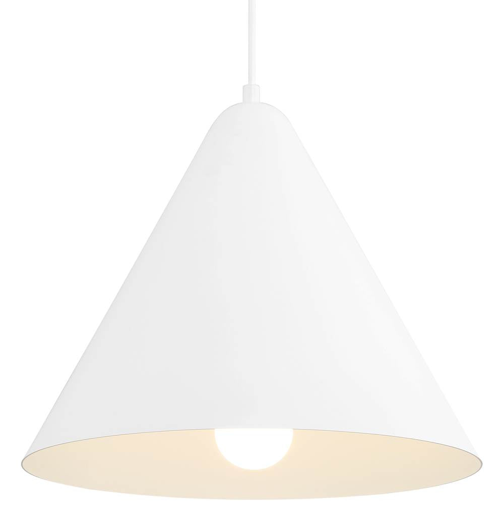 Access Lighting 23781LEDDLP-MWH Matte White Ford Led Pendant Image 3