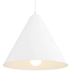 Access Lighting 23781LEDDLP-MWH Matte White Ford Led Pendant Image 3