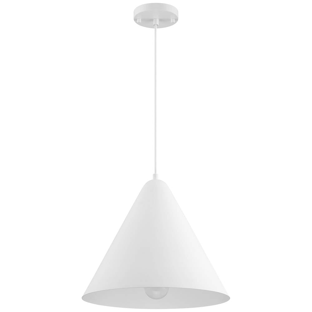 Access Lighting 23781LEDDLP-MWH Matte White Ford Led Pendant Image 2