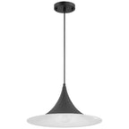 Access Lighting 23784LEDDLP-MBL Matte Black Costa Led Pendant Image 2