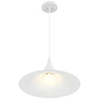 Access Lighting 23784LEDDLP-MWH Matte White Costa Led Pendant Image 4