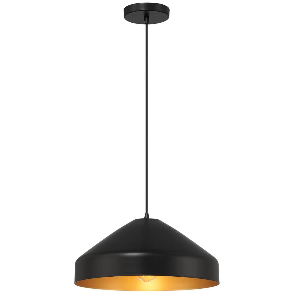 Access Lighting 23796-MBL Matte Black 1 Light Pendant Image 1