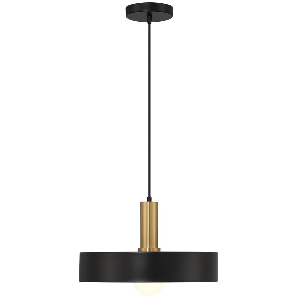 Access Lighting 23798-BWA Black,Antique Brushed Brass 1 Light Pendant Image 7