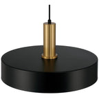 Access Lighting 23798-BWA Black,Antique Brushed Brass 1 Light Pendant Image 5