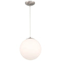 Access Lighting 23941-BS/OPL Brushed Steel Pearl Pendant Image 1