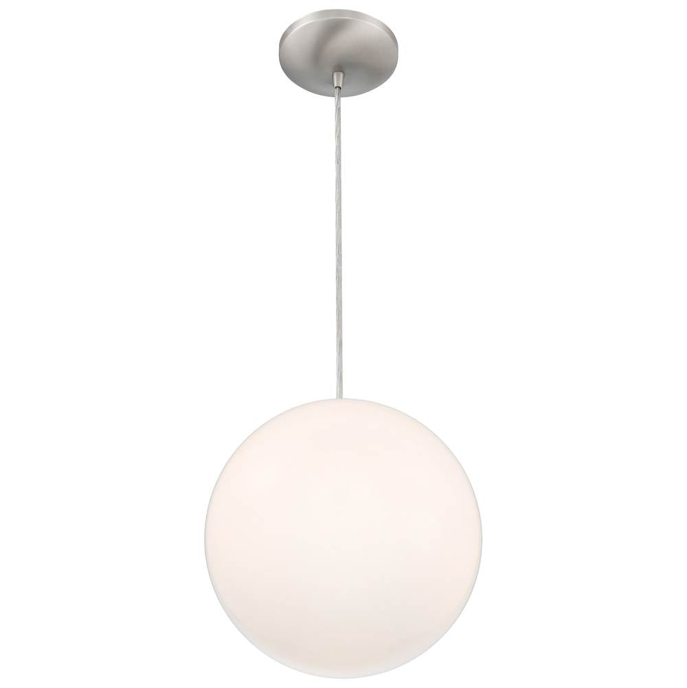 Access Lighting 23941-BS/OPL Brushed Steel Pearl Pendant Image 4