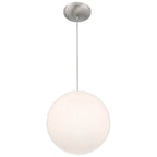 Access Lighting 23941-BS/OPL Brushed Steel Pearl Pendant Image 4
