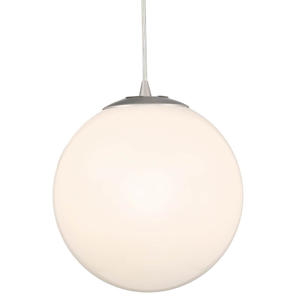 Access Lighting 23941-BS/OPL Brushed Steel Pearl Pendant Image 3