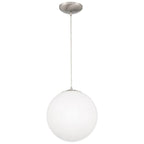 Access Lighting 23941-BS/OPL Brushed Steel Pearl Pendant Image 2