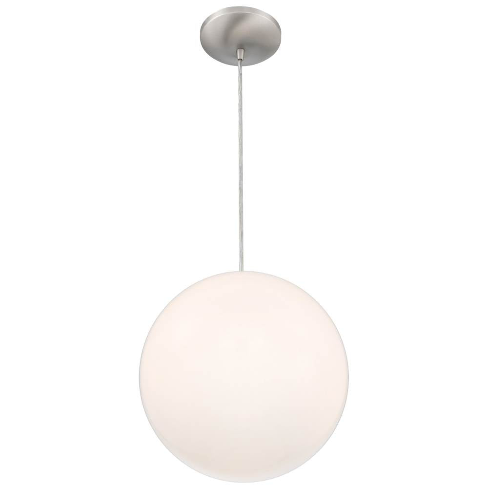 Access Lighting 23944-BS/OPL Brushed Steel Pearl Pendant Image 4