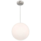Access Lighting 23944-BS/OPL Brushed Steel Pearl Pendant Image 4