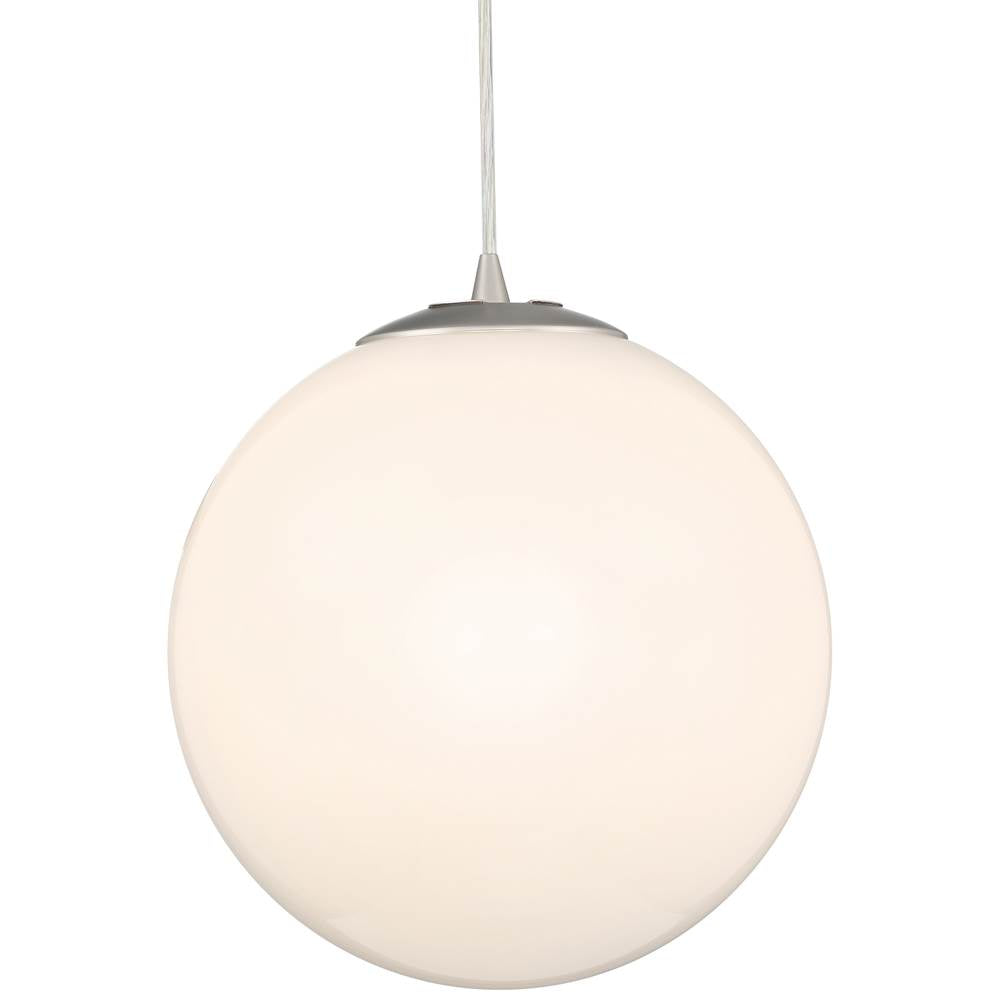 Access Lighting 23944-BS/OPL Brushed Steel Pearl Pendant Image 3