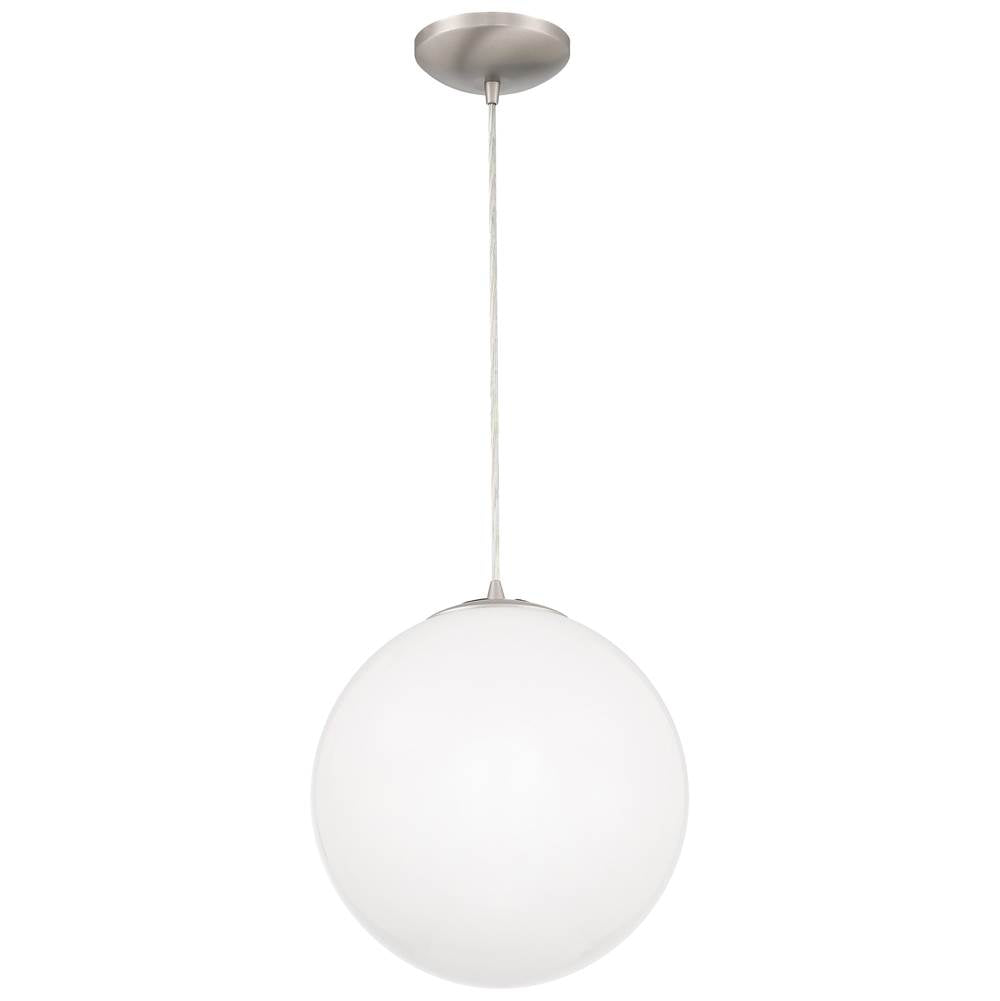 Access Lighting 23944-BS/OPL Brushed Steel Pearl Pendant Image 2
