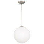Access Lighting 23944-BS/OPL Brushed Steel Pearl Pendant Image 2